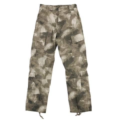 Pantalon ACU style ICC Composition: 35% coton et 65% polyester Uniforme de combat armé Style ACU Poches de genoux externe 6 poches Ripstop