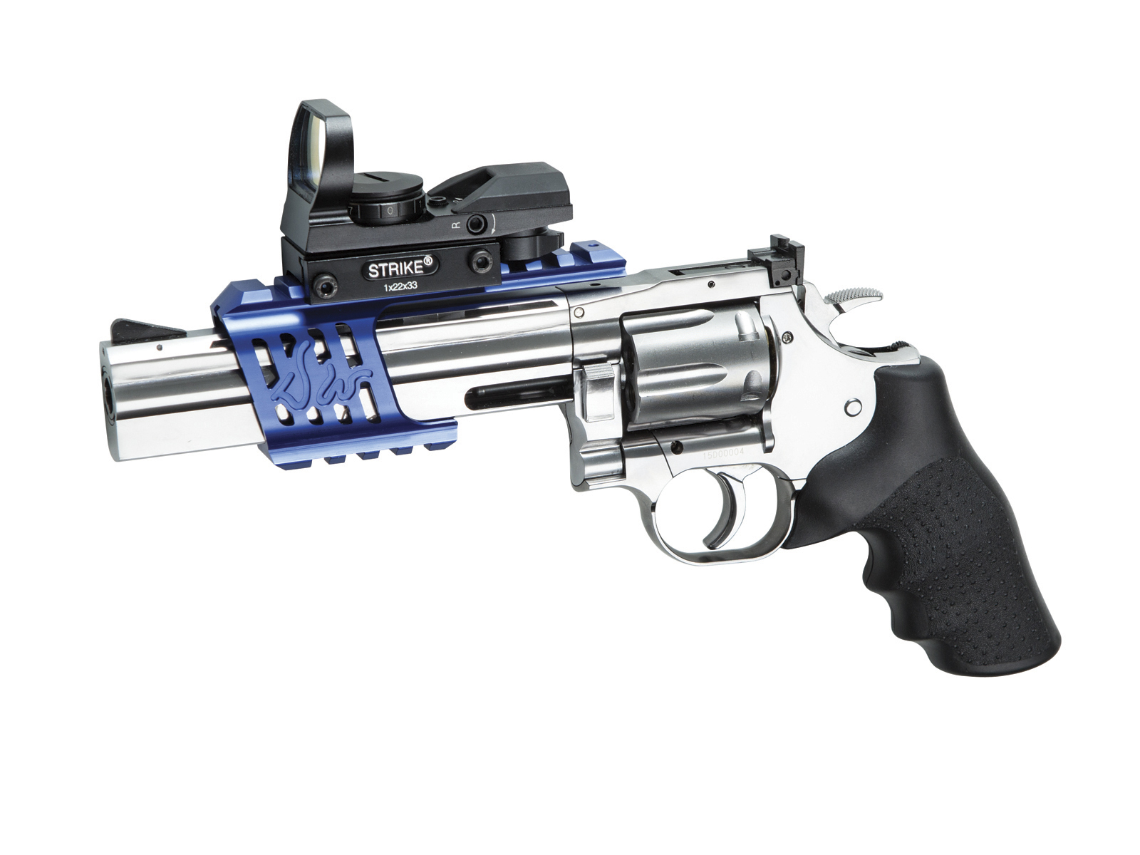 Revolver ASG Dan Wesson 715 6" Chromé CO2