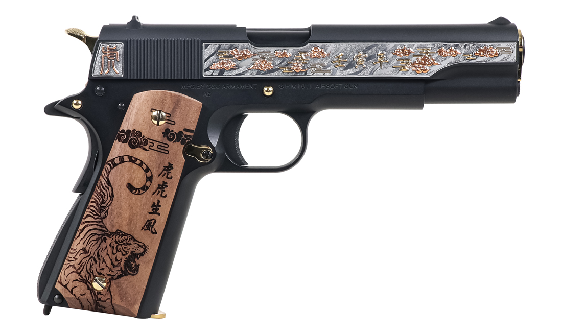 G&G Pistolet GBB GPM1911 Year of Tiger - Édition Limitée