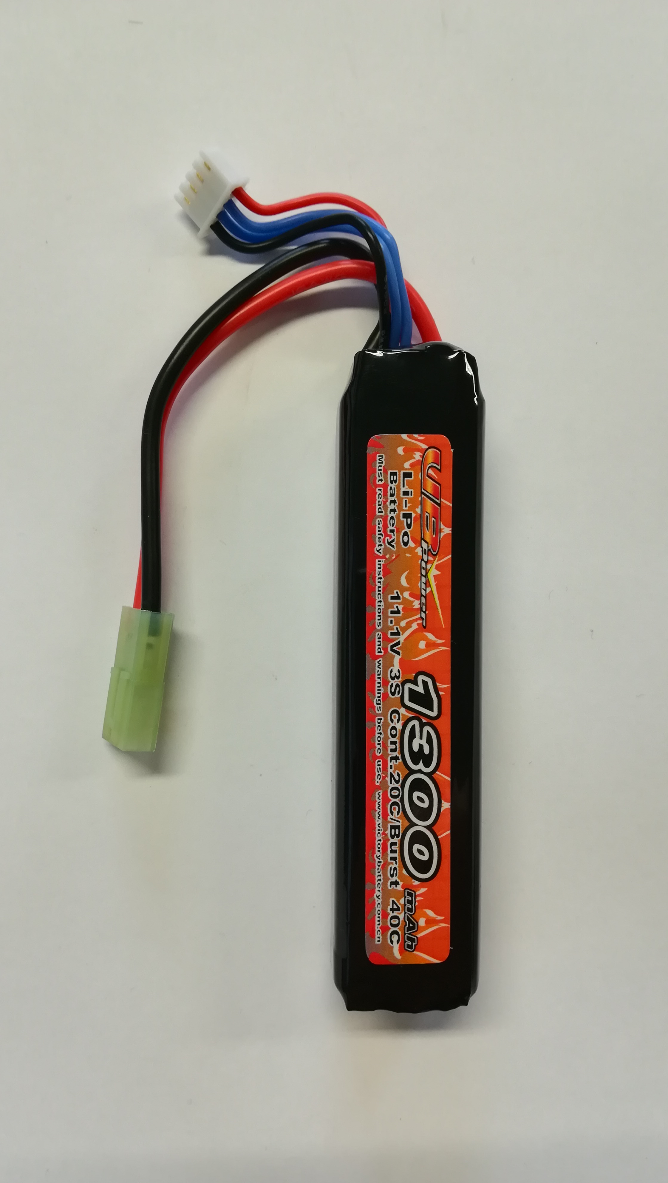 Batterie LiPo 3 éléments 11,1V 1300mAh ASG