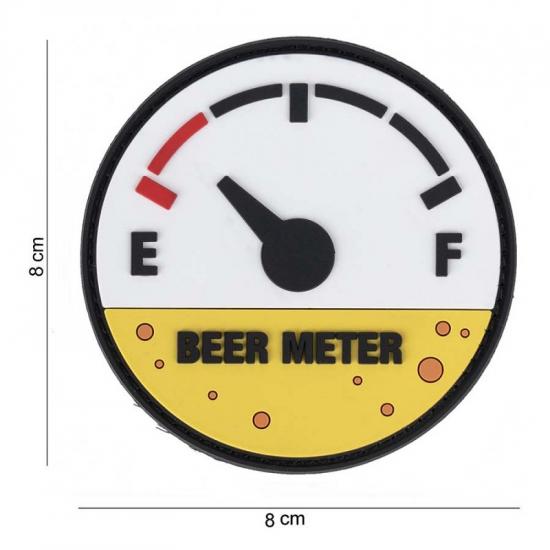 Patch 3D PVC Beer meter