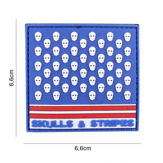 Patch 3D PVC : Sulls & Stripes square