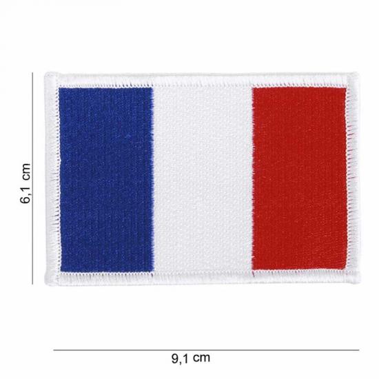 Patch tissus drapeau France