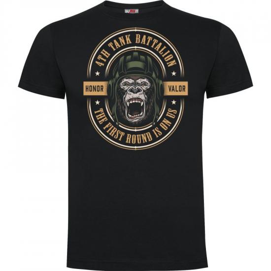 Tee-shirt noir Tank Battalion