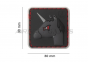 Patch PVC Angry licorne
